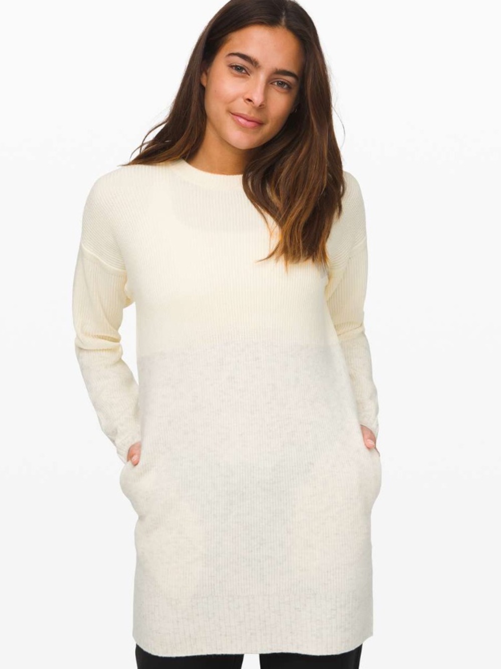 Lululemon Restful Intention Sweater Angel Wing Heathered Light Cashmere Cashlu 8